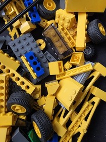 The LEGO 7633 City Construction Site Parts Lot Crane 