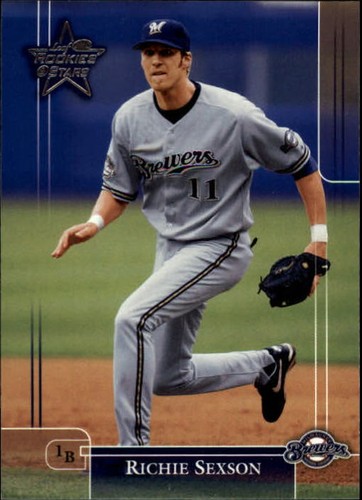 2002 Leaf Rookies and Stars Richie Sexson #184 card