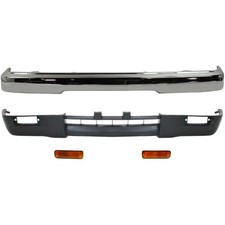 Bumper Kit For 1995-1997 Toyota Tacoma Fleetside 4wd Chrome Steel Front