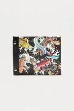 Ed Hardy Logo Graphic Printed Bifold Wallet