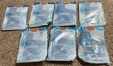 Silkies Ultra Control Top Pantyhose Large Nude 030301 Large 7 Pairs New Each