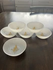 Anchor Hocking Fire-King Wheat Pattern Custard/Dessert Bowl Vintage - Set Of 6