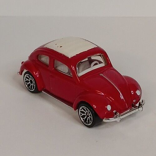 Matchbox Volkswagon '62 Beetle Diecast VW 1:58 Mattel Vintage Red Thailand - Bild 2 von 9