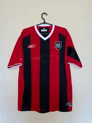 Manchester City Away football shirt 2003 - 2004 rare mens