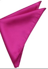  95 Bloomingdales Men Suit Pocket Square Solid Casual Pink Dress Handkerchief