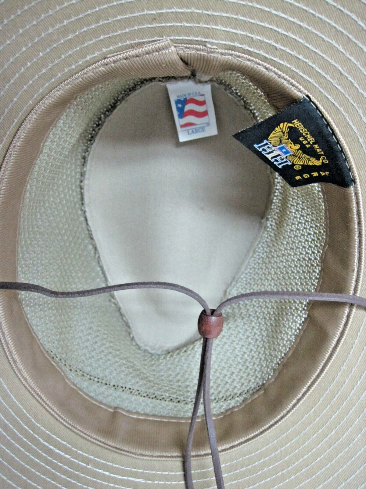 Henschel Aussie Breezer Safari Vented Breathable Mesh Sun Hat - LARGE EUC
