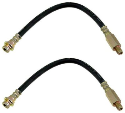 67-68 GMC C15 C25 C35 CHEVY C10 C20 C30 FRONT LH RH SET DRUM BRAKE HOSE H66707-2