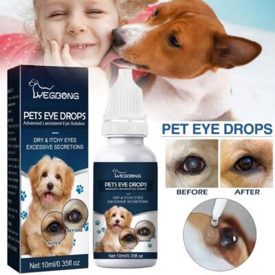 Lanosterol Cataract Lubricant Drops for Pet Eye Health Q4W3 Solution   I6O1 R4L1