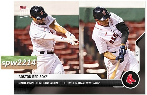 2020 Topps Now 221 BOSTON RED SOX®