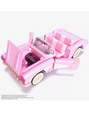 Mega Construx Barbie - Corvette Stingray 56 - Set De Construction - Édition Collector