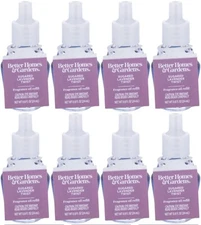 8 Better Homes & Gardens SUGARED LAVENDER TWIST Fragrance Oil Refill Bulbs