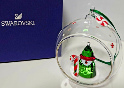 NEW SWAROVSKI Brand 5596383 Holiday Cheers Santa's Elf Ball