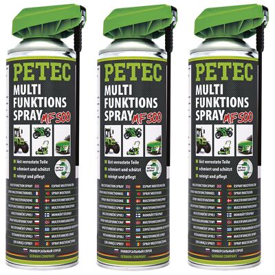 Petec 3x Multifunktions Spray Multiöl 500ml