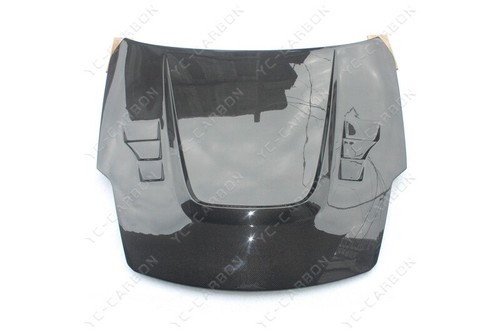 Carbon Kouki JP-R Style Hood Bonnet Engine Cover for 2006-2008 Nissan 350Z Z33 - Foto 3 di 17
