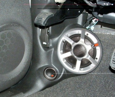 Q-Logic Custom Kick Panel Speaker Mounts Cadillac ESCALADE / EXT 2007-2013