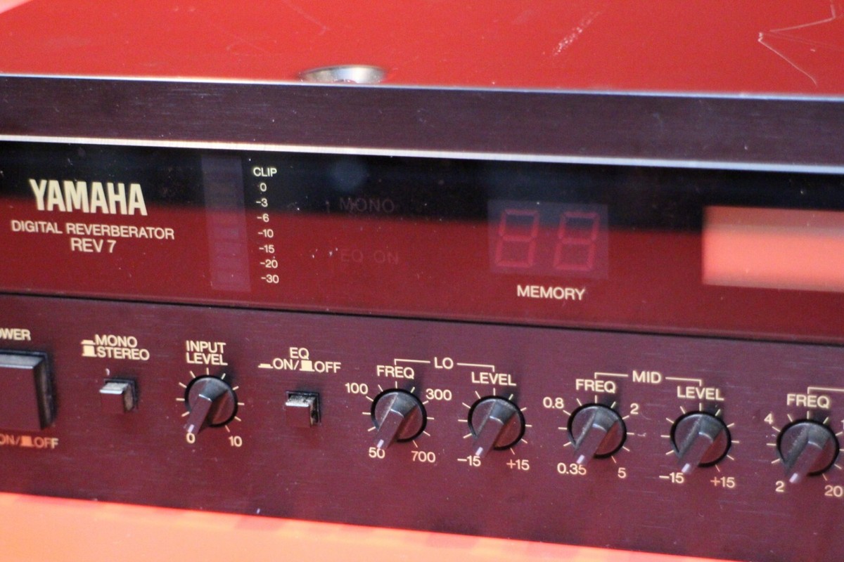 Vintage YAMAHA REV 7 Digital Reverb Reverbrator from Japan U1595