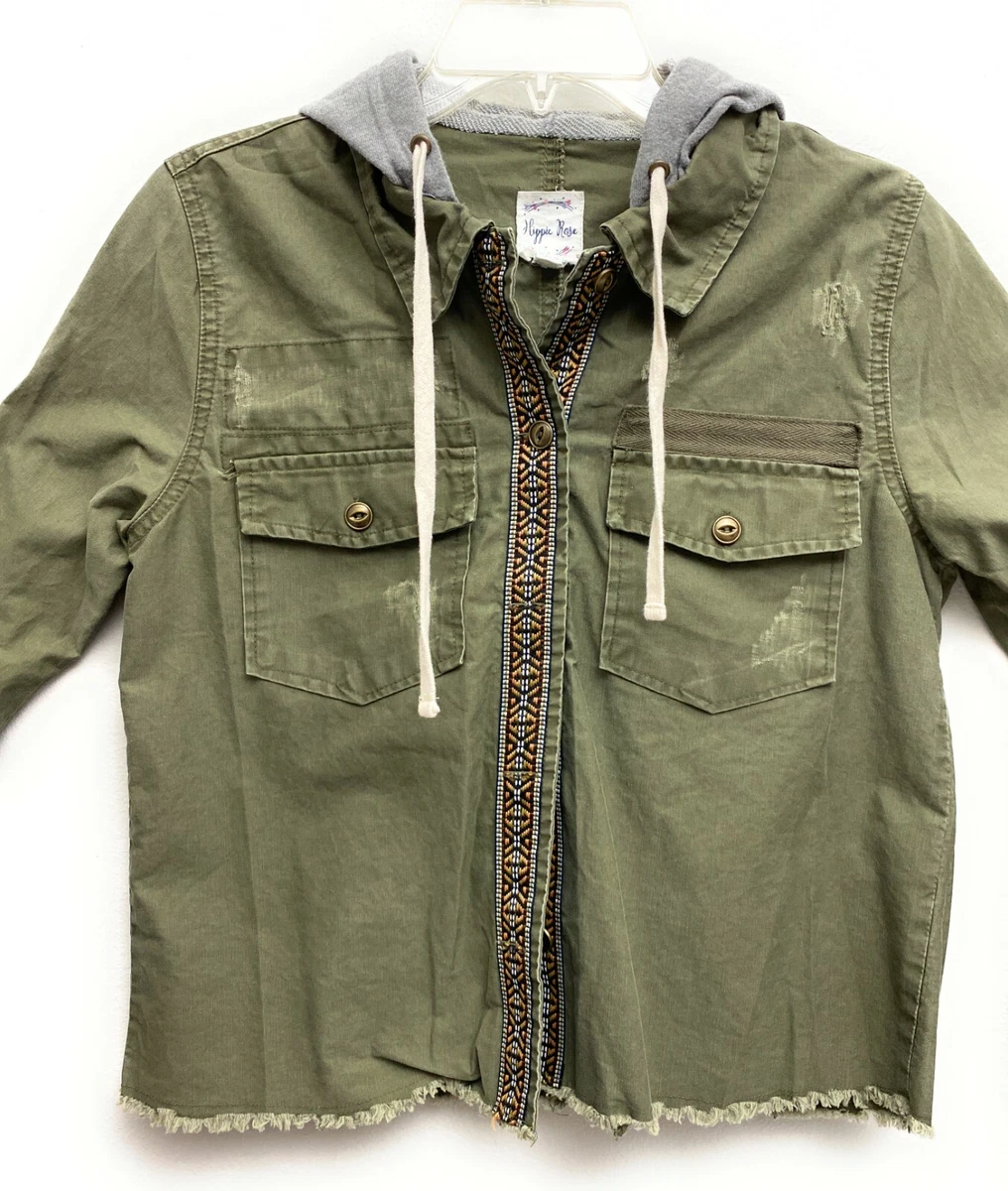 Womens olive green spring clearance jacket