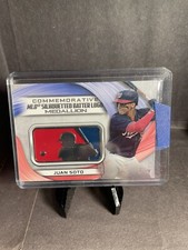 2022 Topps Series 1 - MLB Logo Medallion Commemorative Relics #MLBL-JS Juan Soto