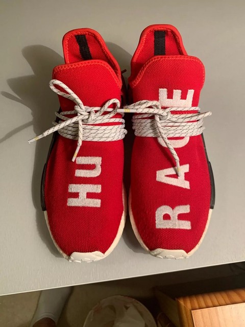 ADIDAS PHARRELL WILLIAMS HU RACE NMD GREEN US SIZE 10