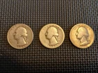 1932 P D S Washington Quarters ( 3 quarters) RARE Complete Year Full Set See Pic