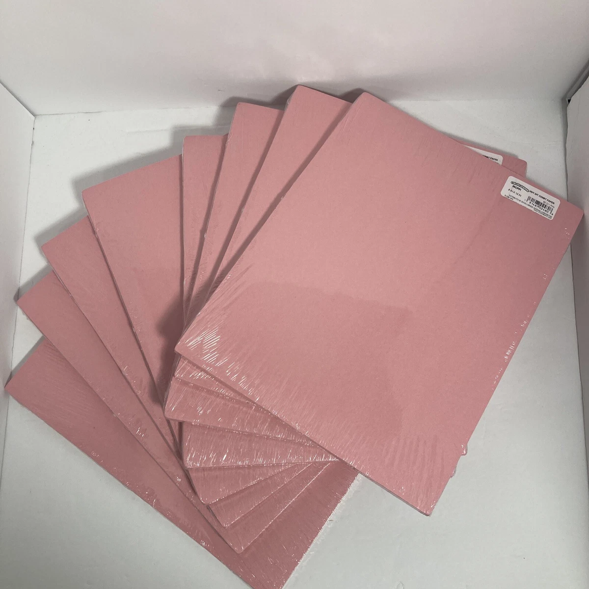 Pink Heavyweight Construction Paper 9 x 12 50 Sheets Each Lot of 8