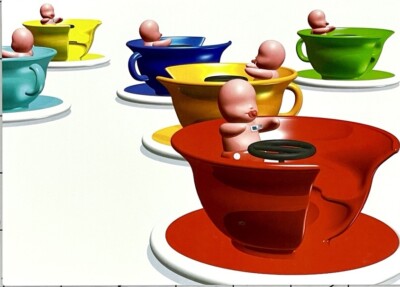 Shu Lea Cheang  - Babylove - 2007 Announcement Card Chelsea Museum NYC