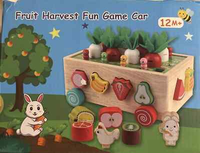 Skyfield Orchard Toy Car, Size Sorting Counting Puzzle, Montessori Learning Game