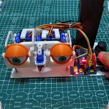 Animatronic Eyes DIY kit for Arduino Bionic robot SG90 servo Joystick controlXi