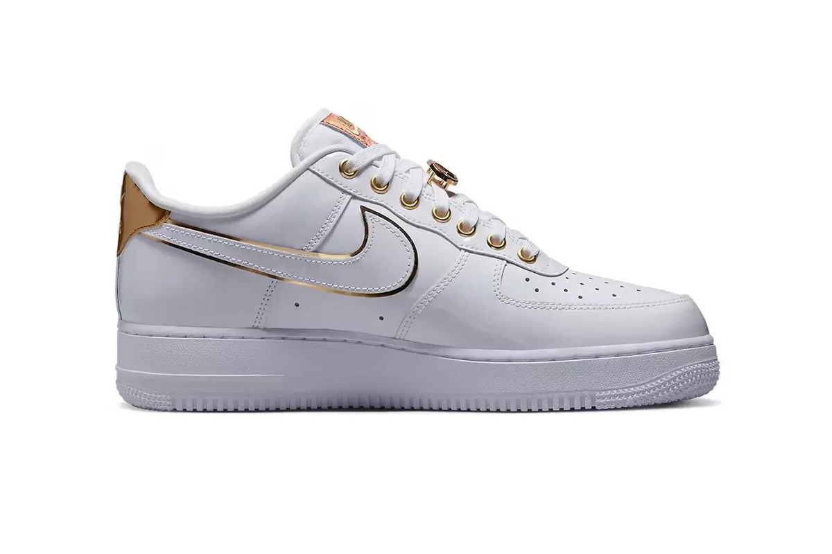 NIKE dz5425 100 エアフォース　1 Nike Air Force 1 NOLA White Metallic Gold DZ5425-100 Men's