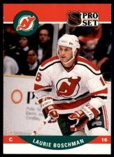 Laurie Boschman 1990-91 Pro Set #476 New Jersey Devils