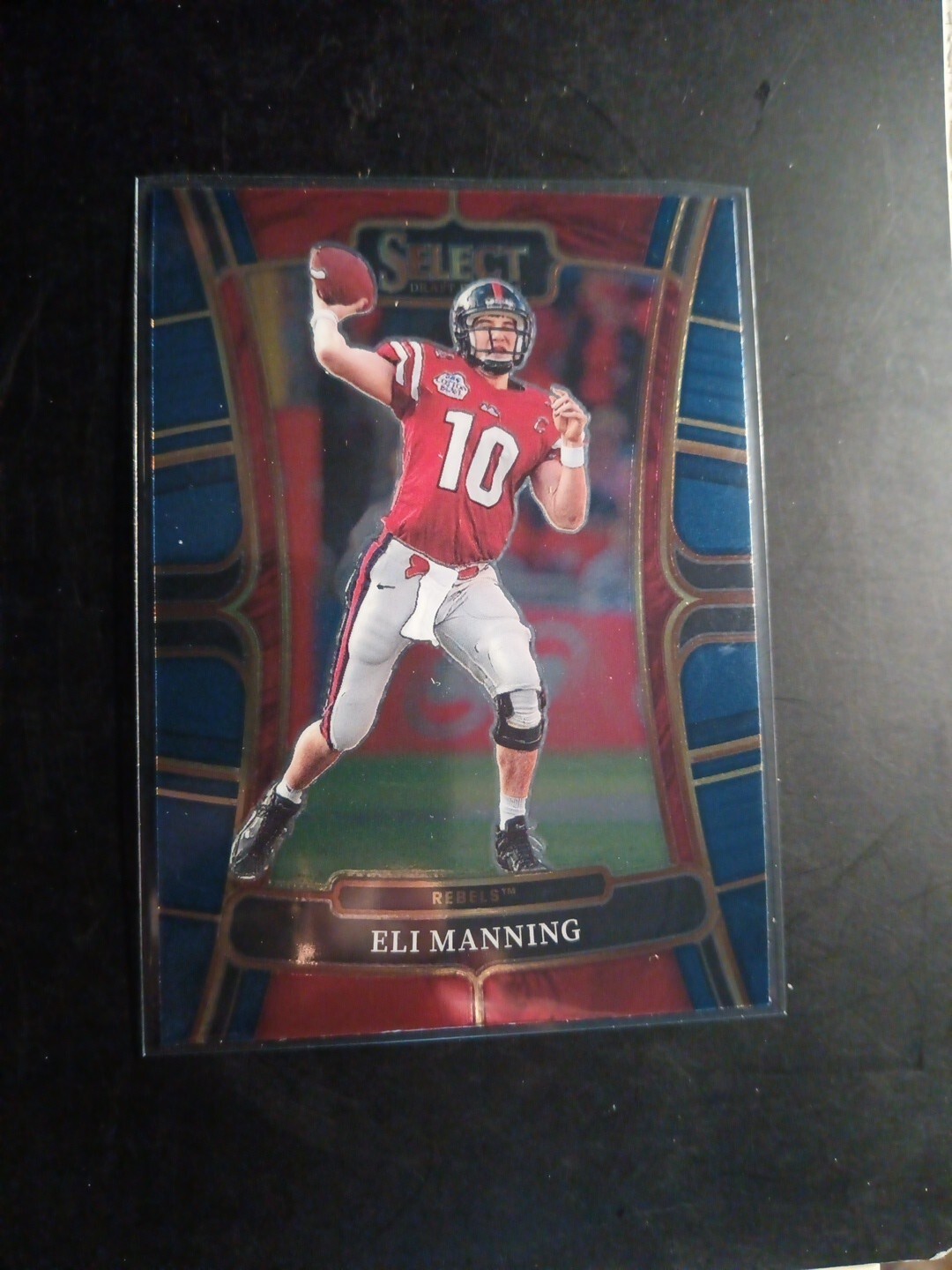 2023 Panini Select Draft Picks - Concourse Blue #100 Eli Manning