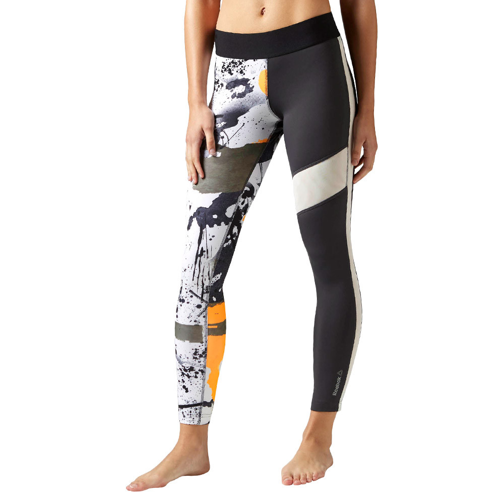 Damen Reebok Elite Tight Leggings Sport Training [2XS] | eBay.de