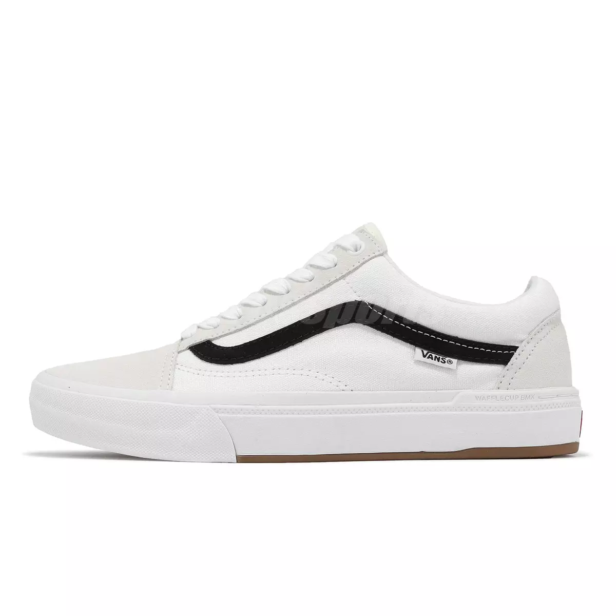 White mens vans old skool cheap