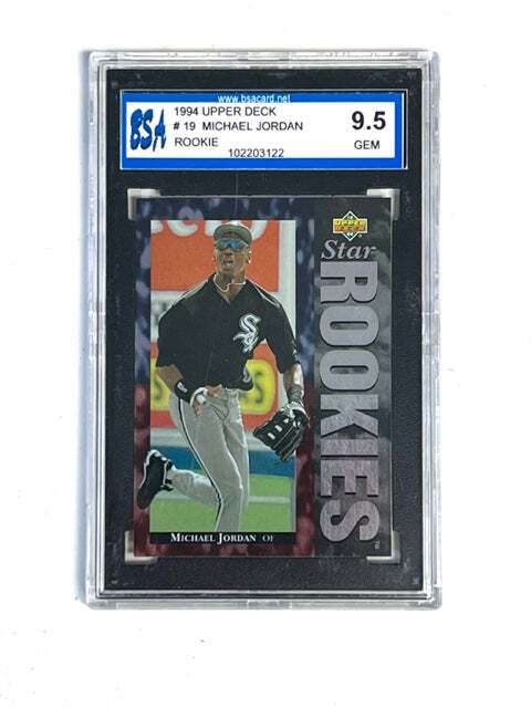 1994 Upper Deck Michael Jordan #19 Star Rookies Card BSA 9.5 | eBay