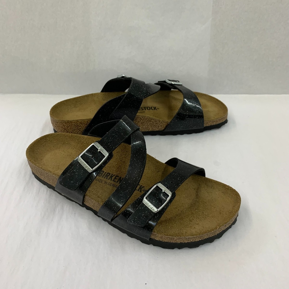 Birkenstock New w/ Box Salina Magic Galaxy Black Birko Flor