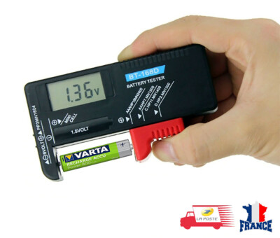 Testeur De Batterie Portable 168Max Testeur De Puissance Numérique Testeur De Tension De Batterie
