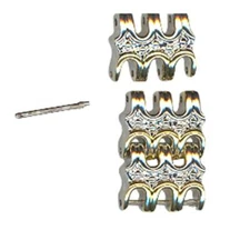 Seiko   Two-Tone Stainless Steel Link AU00726N 1NOO-OBKO SOLD PER PIECE