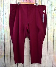 Women's Old Navy High-Waisted Pixie Ankle Pants Size 28 Wine Purple NWT