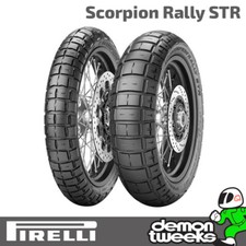 Pirelli Scorpion Rally STR Motorcycle Tyre Set - 120/70/17 58H & 150/60/17 66H