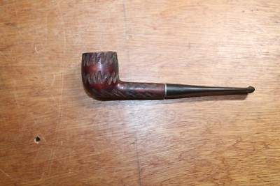 Vtg Yello-Bole real briar tobacco smoking pipe billiard shape Carved