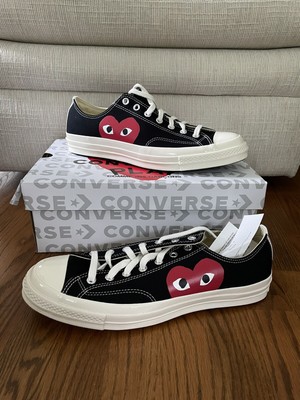 converse comme des garcons size 9