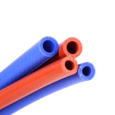 Silicone Braided Hose Tube Reinforced Red Blue Water Oil Fuel High Temp 300  