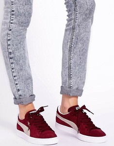 puma suede classic maroon