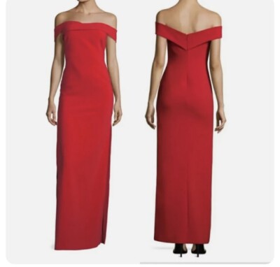 Likely Dress 4 Red Darrah Off Shoulder Long Double Slit Evening Gown Formal  Maxi | eBay