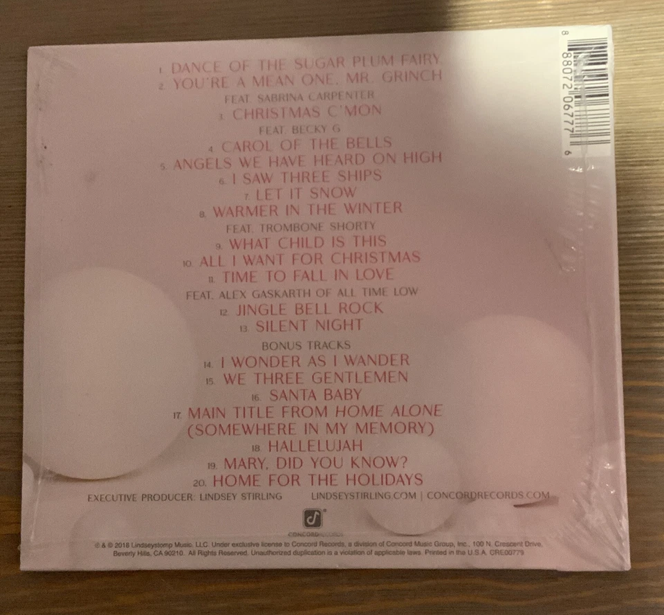 🎻 LINDSEY STIRLING Warmer in the Winter,CD,Exclusive+2 Extra Songs 🆕Sealed‼️ - Image 2 of 2