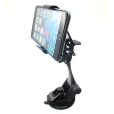 Car Mount Dash Windshield Holder Cradle Swivel Dock Suction for Smartphones