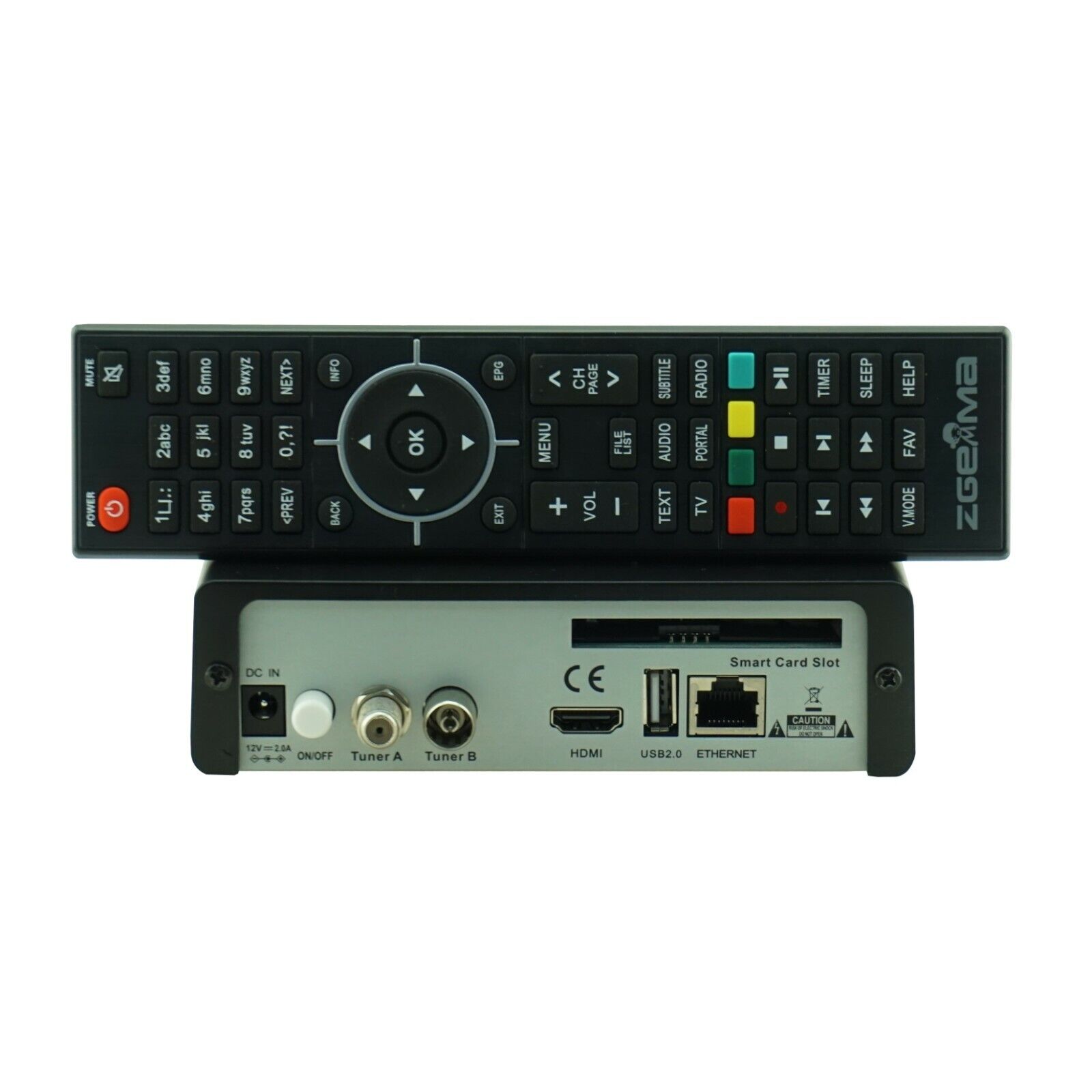 Newest ZGEMMA H8.2H Satellite TV Receiver Linux Enigma2 Receptor  DVB-S2X+DVB-T2/C H2.65 1080P HD Digital Satellite TV Receiver