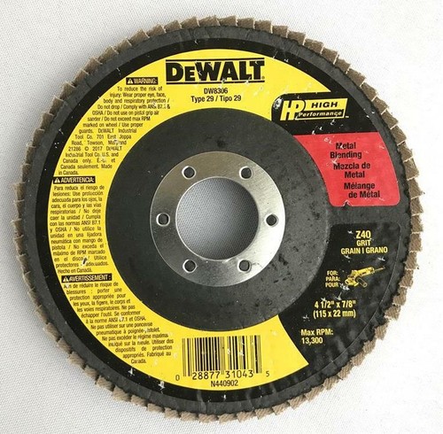 40 Grit Flap Disc DW8306 