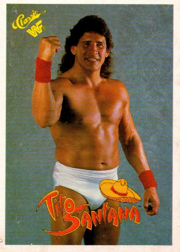 Tito Santana WWF Pro Wrestling Trading Card WWF Classic #21 1990