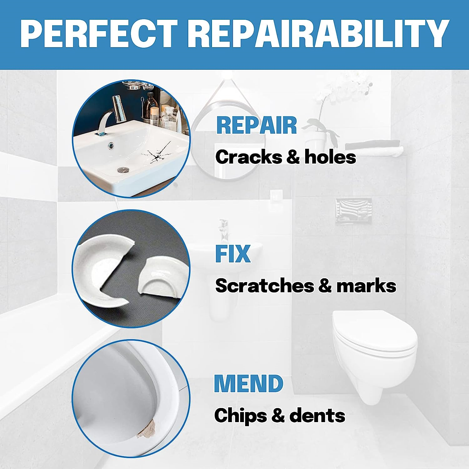 Shower Tray Repair Kit, 200g Tub, Tile and Shower Repair Kit